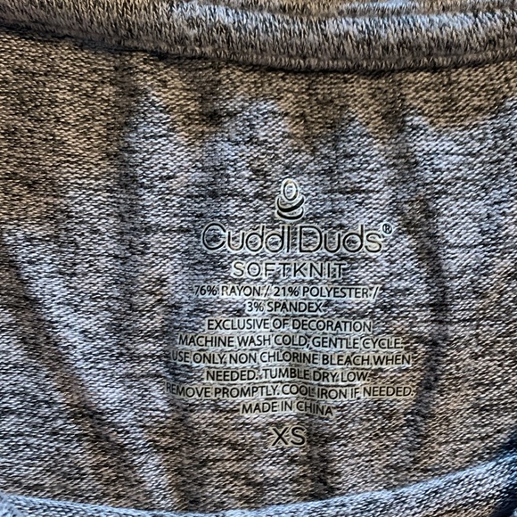 Womens cuddl duds top - Picture 2 of 4
